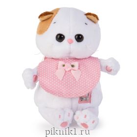 Кошечка Ли-Ли BABY в розовом слюнявчике 20 см