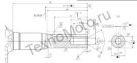 Размерв коленчатого вала двигателя Zongshen ZS GB1000. Тексномото.ру