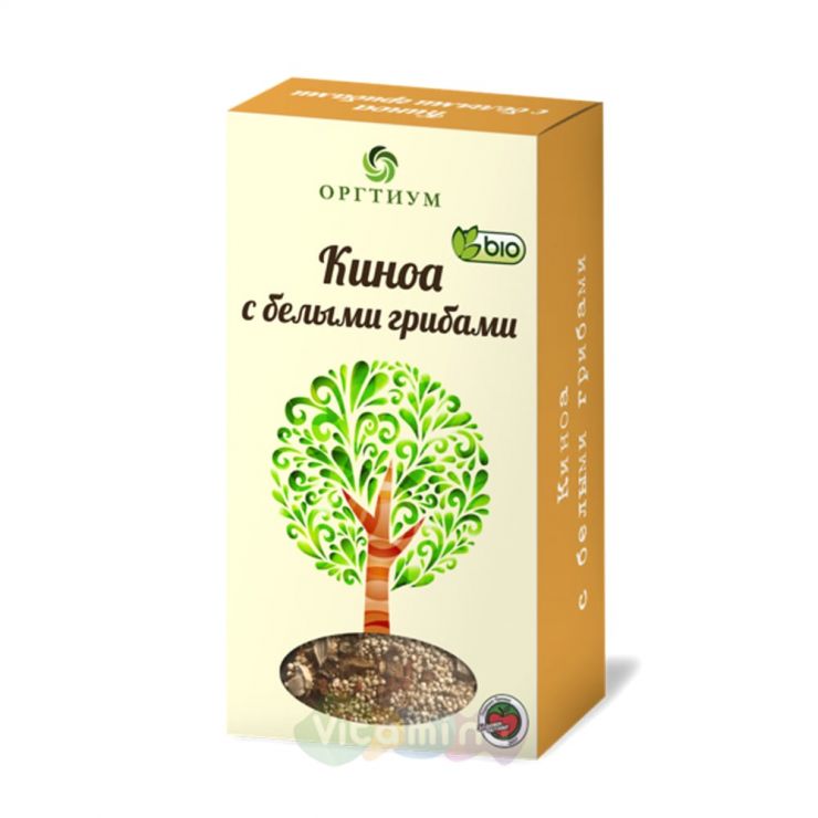 Киноа с белыми грибами, 175 г