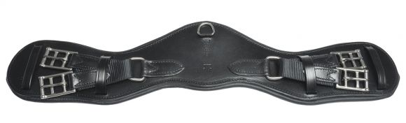 Подпруга выездковая  "W-Profile" Кожа. S-model. Без резинок.