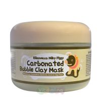 Elizavecca Маска для лица глиняно-пузырьковая Milky Piggy Carbonated Bubble Clay Mask 2