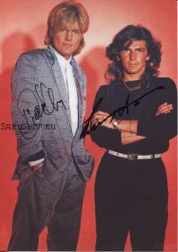 Автографы: Modern Talking. Дитер Болен, Томас Андерс