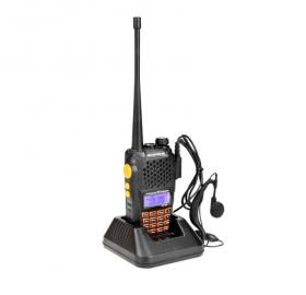 Рация Baofeng UV-6R черная с гарнитурой