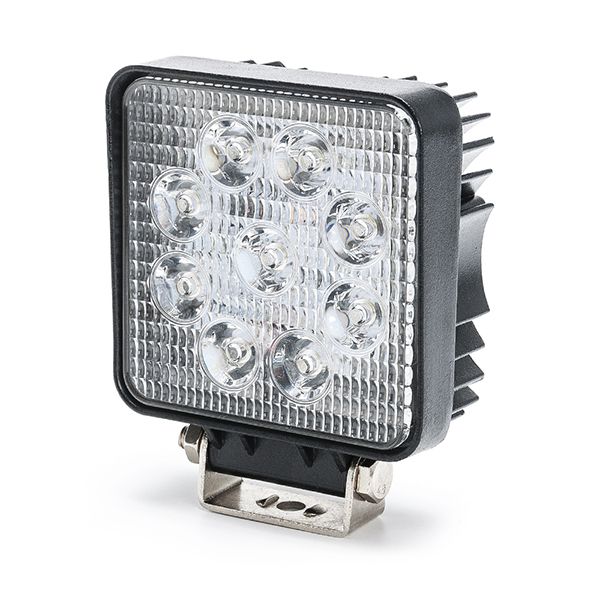 Светодиодная фара 27 Ватт 9 led Epistar квадратная 11 см flood