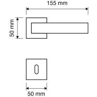 Ручка Linea Cali  Riflesso mesh 1354 RO 019 схема