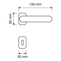 Ручка Linea Cali  Queen 1405  RO  015 схема