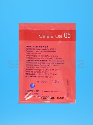 Дрожжи Safale US-05 11,5 гр.