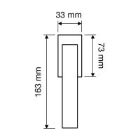 Оконная ручка Linea Cali Trio 485 DK схема