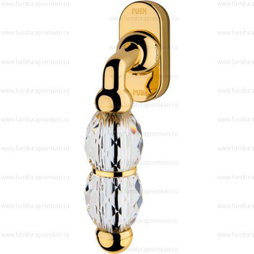 Оконная ручка Linea Cali Crystal 830  DK Оконная ручка Linea Cali Crystal 830  DK