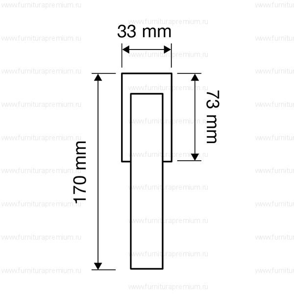 Оконная ручка Linea Cali Viola 1220  DK