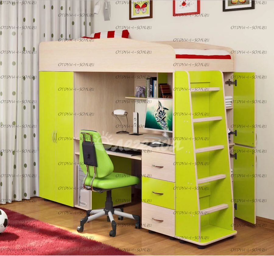 Кровать-чердак Легенда-1 *