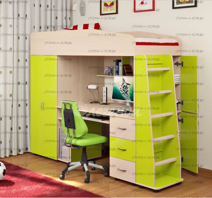 Кровать-чердак Легенда-1 *