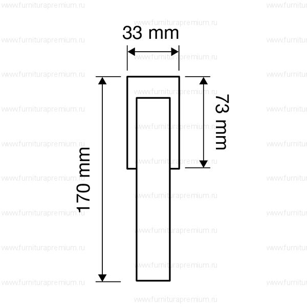 Оконная ручка Linea Cali Cometa  1290  DK