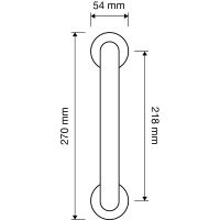 Ручка-скоба Linea Cali Dalia 600 MN 103 схема