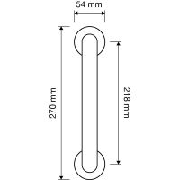 Ручка-скоба Linea Cali Aldar  924  MN схема