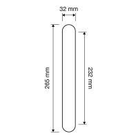 Ручка-скоба Linea Cali Tiffany  Swar   1307 MN схема