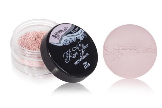 Тени минеральные для век, 2118 Rose Glow, мерцающие, 3ml/1,2g