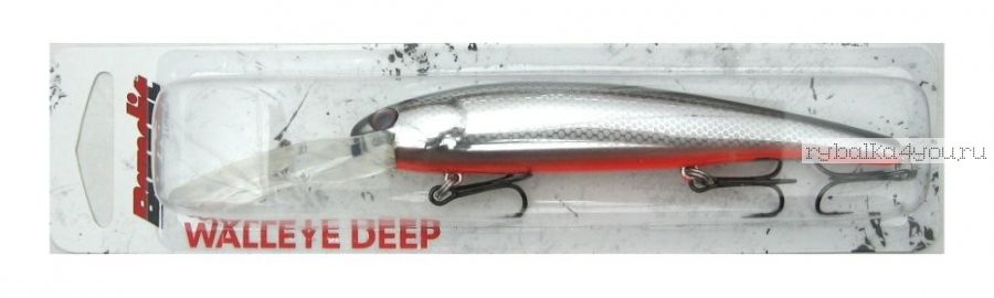 Воблер Bandit Walleye Deep 120 мм / 17,7 гр /Заглубление: до 8,1м / цвет: 2A40 Natural Minnow