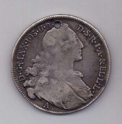 1 талер 1767 г. Амберг. Бавария. Германия