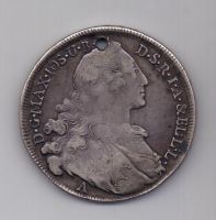 1 талер 1767 г. Амберг. Бавария. Германия