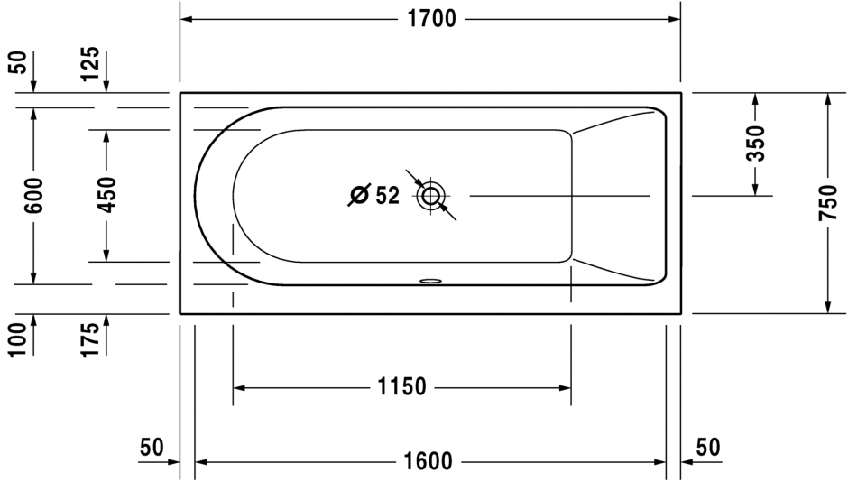 Ванна Duravit Darling New 700243 ФОТО