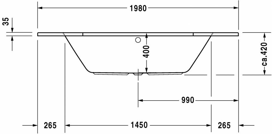 Duravit ванна D-Code 140x140 700137 ФОТО