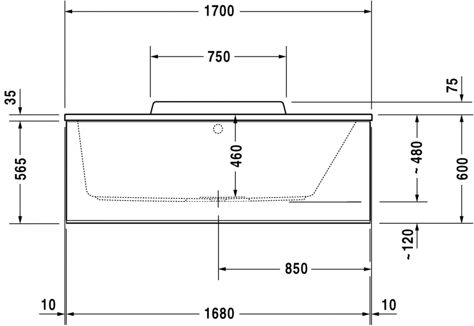 Ванна Duravit DuraStyle 700297 ФОТО