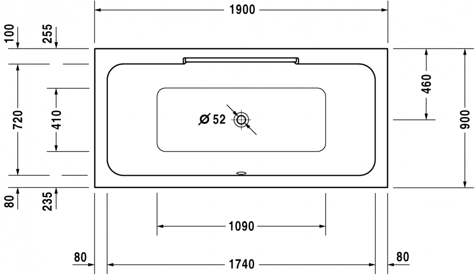 Ванна Duravit DuraStyle 190x90 700299 ФОТО