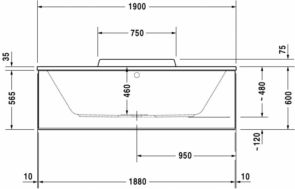 Ванна Duravit DuraStyle 190x90 700299 ФОТО