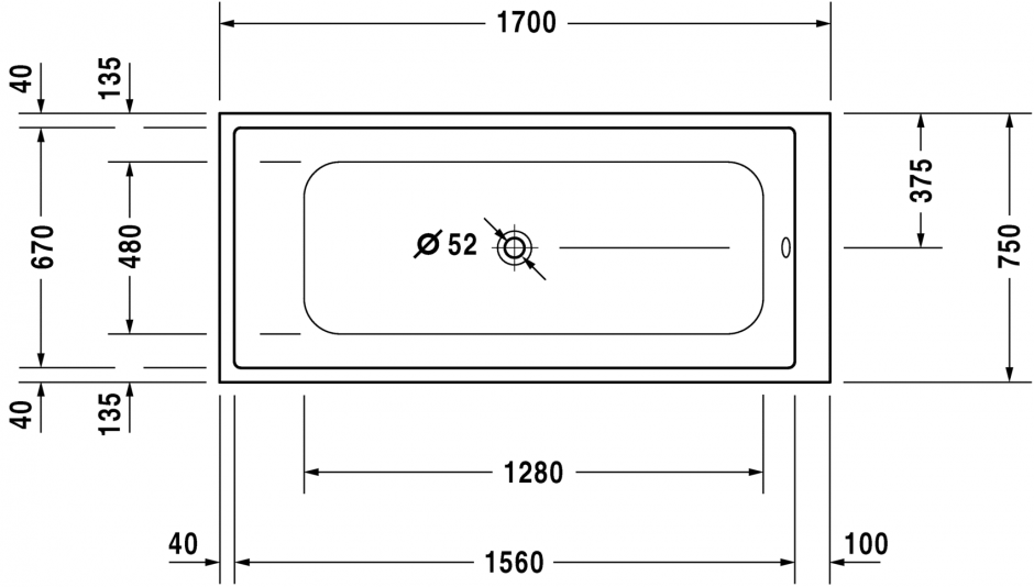 Ванна Duravit DuraStyle 700231 ФОТО