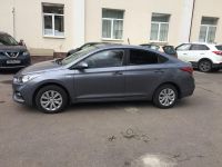 Аренда Solaris 2018 г. серого цвета в Москве