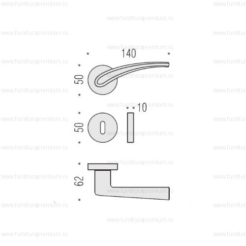 Ручка Colombo Blazer FL11RSB