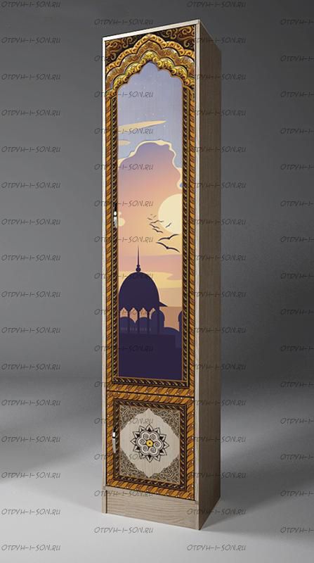 Шкаф 1-дверный Жасмин Ж 13/10-2У / Ж 13/10-1В (39х52х200)