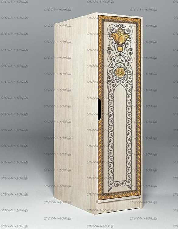 Шкаф-пенал низкий Жасмин Ж 23/5-2У / Ж 23/5-1В (40х52х131)