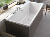 Ванна Duravit P3 Comforts 700373 c наклоном слева схема 1