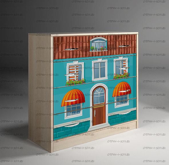 Комод Волшебный Город ВГ-13/5 (82х44х87)