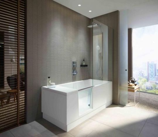 Комбинированная ванна Duravit Shower + Bath с дверью 170x75 700403000000000 ФОТО