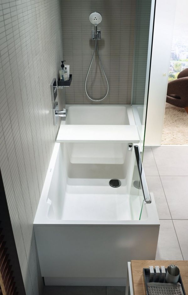 Комбинированная ванна с дверью Duravit  Shower + Bath 170x75 700404 ФОТО