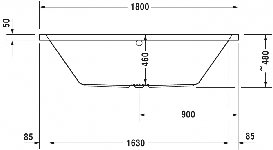 Ванна Duravit Vero Air 180x80 700413 ФОТО