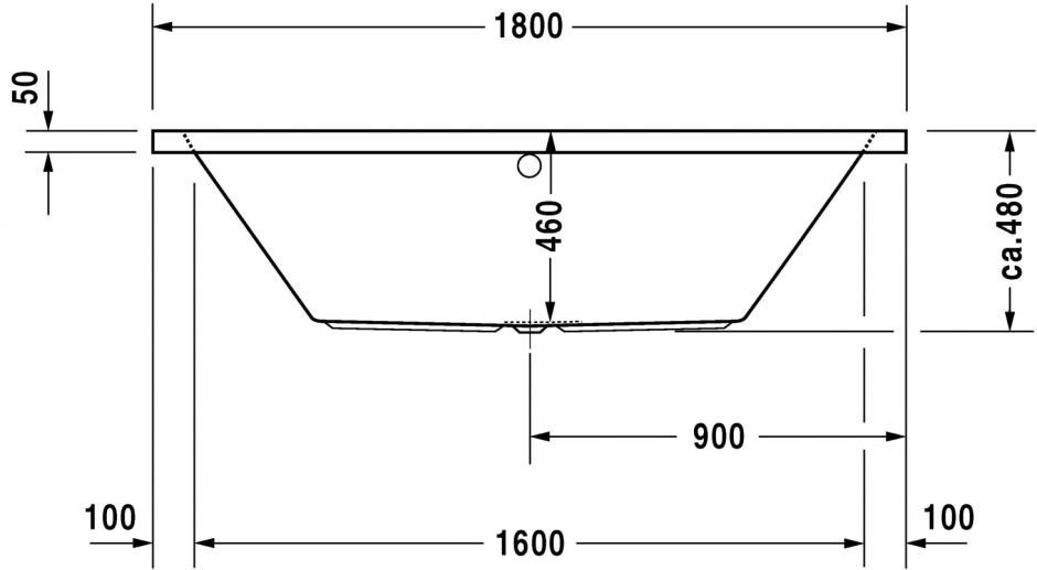 Ванна Duravit Vero 180x80 700135 ФОТО