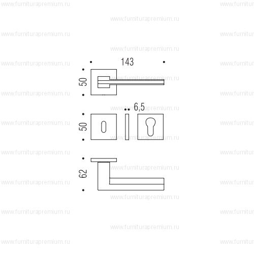Ручка Colombo Electra MS11RSB