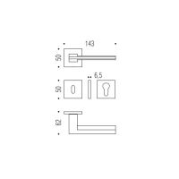 Ручка Colombo Electra DMS11RSB. схема