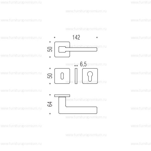 Ручка Colombo Esprit BT11RSB