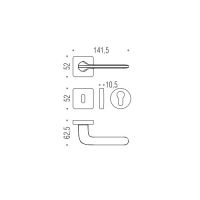 Ручка Colombo Roboquattro "S" ID51R. схема