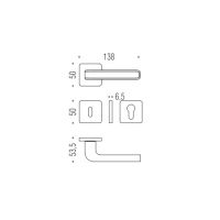 Ручка Colombo Tecno MO11R схема