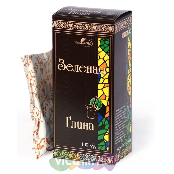 DNC Глина косметическая "Зеленая", 100 гр