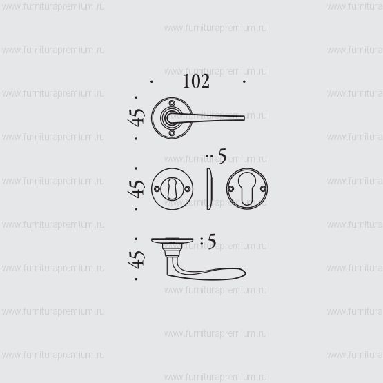 Ручка Colombo Firenze KOT21RB