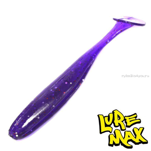 Мягкие приманки LureMax Slim Shad 4'' 95 мм / упаковка 10 шт / цвет: LSSLS4-021 Deep Purple
