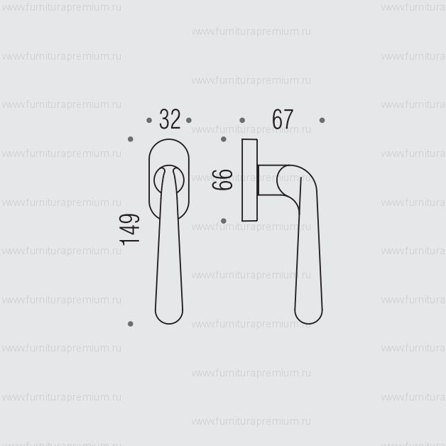 Оконная ручка Colombo Robodue CD52DK/SM