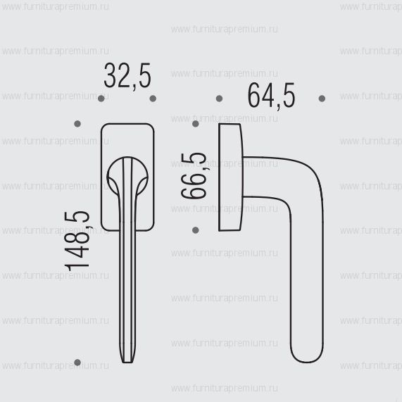 Оконная ручка Colombo Roboquattro "S" ID52 DK/SM